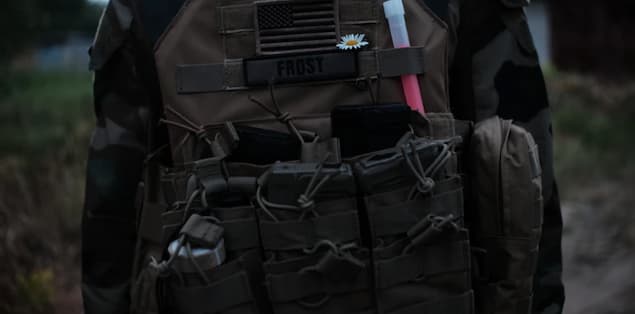Military backpack compartments