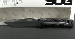 SOG Seal Strike Fixed Blade Knife with Sheath