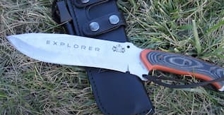Explorer Bushcraft Survival Hunting Tactical Knife