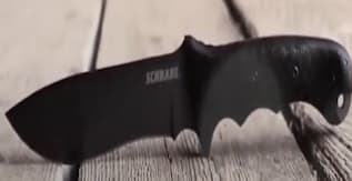 Schrade SCHF9 12.1in High Carbon Steel Fixed Blade Knife