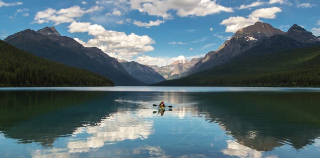 Bowman Lake Loop in Glacier National Park, MT