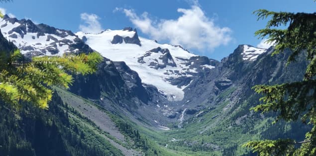 Hoh Valley to Blue Glacier, Olympic National Park, Washington