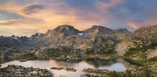 To Seneca Lake from Elkhart Park, Wind River Range, Wyoming