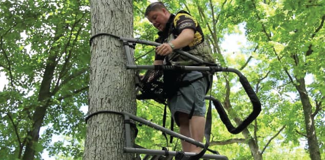 How to Set Up a Climbing Tree Stand?